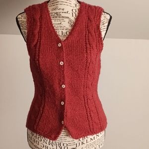 Hand loomed Marisa Christina vest XS
